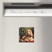 Cocker Spaniel Christmas Magnet (In Situ (Geschirrspüler))