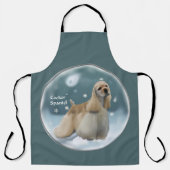 Cocker Spaniel Christmas Schürze (Vorderseite)