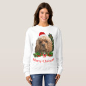 Cocker Spaniel Christmas Sweatshirt (Vorne ganz)