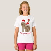 Cocker Spaniel Christmas T - Shirt (Vorne ganz)