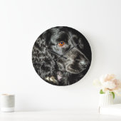 Cocker Spaniel Clock Große Wanduhr (Zuhause)