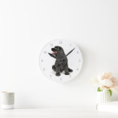 Cocker Spaniel Clock Runde Wanduhr (Zuhause)