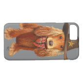 Cocker Spaniel Cowboy Case-Mate iPhone Hülle (Rückseite (Horizontal))