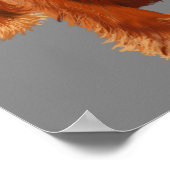 Cocker Spaniel Cowboy Poster (Ecke)