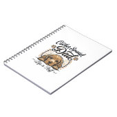 Cocker Spaniel Dad Life Is Ruff Vintage Dog Shirt_ Notizblock (Linke Seite)