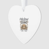 Cocker Spaniel Dad Life Is Ruff Vintage Dog Shirt_ Ornament (Vorderseite)