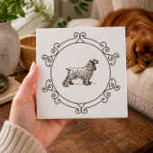 Cocker Spaniel Dekorative Keramikfliese