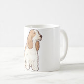 Cocker spaniel Delight � Süße Tier Art Kaffeetasse (VorderseiteRechts)