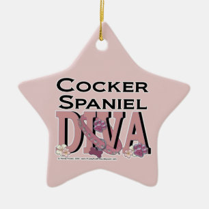 Cocker spaniel-DIVA Keramik Ornament