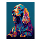 Cocker Spaniel Dog 001 - Bruno Pokopen Poster (Vorderseite)