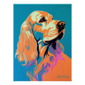 Cocker Spaniel Dog 002 - Bruno Pokopen Poster (Vorderseite)