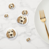 Cocker Spaniel Dog 3D Inspiriert Konfetti (Gruppe)