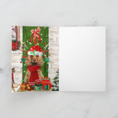 Cocker Spaniel Dog Christmas Karte (Innenseite)