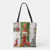 Cocker Spaniel Dog Christmas Tasche (Rückseite)