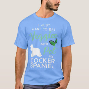 Cocker Spaniel Dog Cigar Liebhaber Xmas Geburtstag T-Shirt