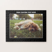 Cocker Spaniel Dog Custom Jigsaw Puzzle (Horizontal)