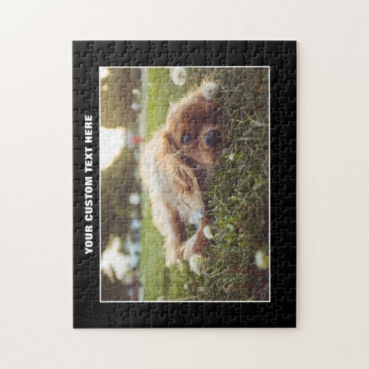 Cocker Spaniel Dog Custom Jigsaw Puzzle (Vertikal)