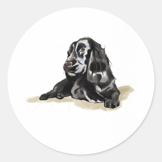 Cocker Spaniel Dog Lover Sticker (Vorderseite)