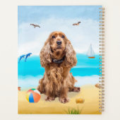 Cocker Spaniel Dog on Beach Planer (Rückseite)