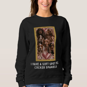 Cocker Spaniel Dog Owner - Vintag lustig Sweatshirt