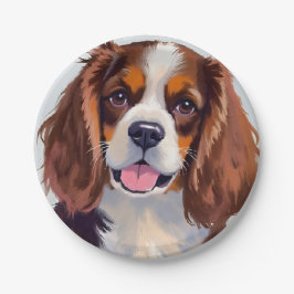 Cocker Spaniel | Dog Painting Pet Pappteller