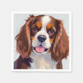 Cocker Spaniel | Dog Painting Pet Serviette (Vorderseite)