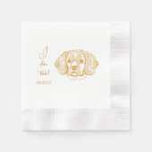 Cocker Spaniel Dog Personalisiert I Doo Too Serviette (Vorderseite)
