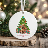 Cocker Spaniel Dog Personalisiert Weihnachten Keramik Ornament
