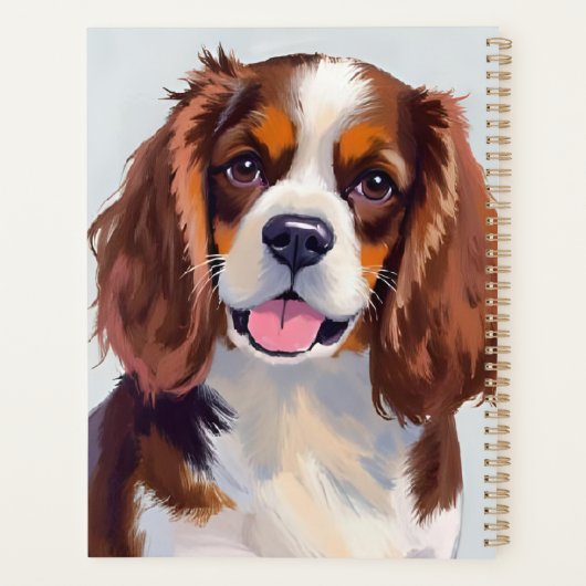 Cocker Spaniel | Dog Pet Painting Planer (Rückseite)