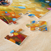 Cocker Spaniel Dog Portrait Akrylic Art Print Puzzle (Seite)