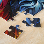 Cocker Spaniel Dog Portrait Akrylic Art Print Puzzle (Seite)