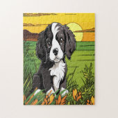 Cocker Spaniel dog Puzzle (Vertikal)