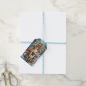 Cocker Spaniel Dog Riding Motorrad Weihnachten Geschenkanhänger (Mit Garn)