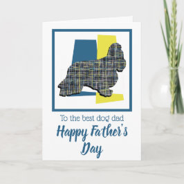 Cocker Spaniel Dog TriColor Father's Day Card Karte