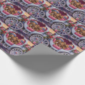 Cocker Spaniel Dog Valentine's Day  Geschenkpapier (Ecke)