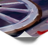 Cocker Spaniel Dog Valentine's Day  Poster (Ecke)