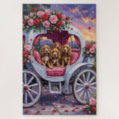 Cocker Spaniel Dog Valentine's Day Puzzle (Vertikal)
