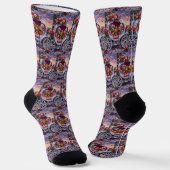 Cocker Spaniel Dog Valentine's Day  Socken (Gewinkelt)