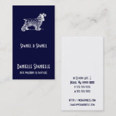 Cocker Spaniel Dog Visitenkarte (Vorne/Hinten)