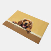 Cocker Spaniel Doormat Art Fußmatte (Schrägansicht)