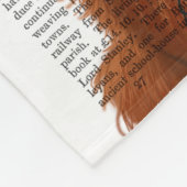 Cocker Spaniel, Festhund und Hut Fleecedecke (Ecke)