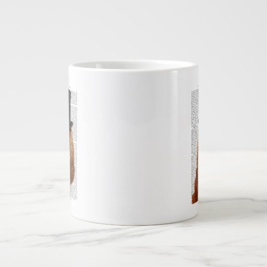 Cocker Spaniel, Festhund und Hut Jumbo-Tasse (Vorderseite)