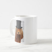 Cocker Spaniel, Festhund und Hut Kaffeetasse (Vorderseite Links)
