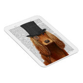 Cocker Spaniel, Festhund und Hut Magnet (Rechte Seite)