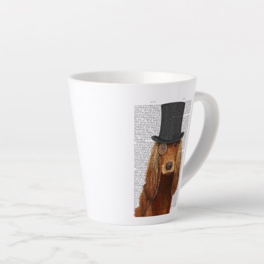 Cocker Spaniel, Festhund und Hut Milchtasse (Rechte Ecke)