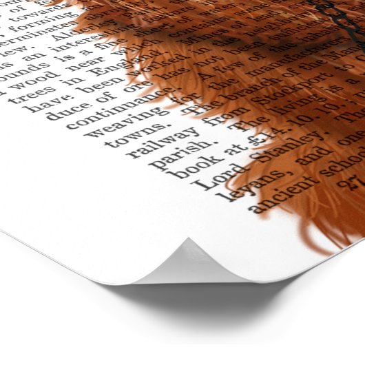 Cocker Spaniel, Festhund und Hut Poster (Ecke)