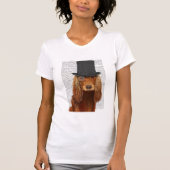 Cocker Spaniel, Festhund und Hut T-Shirt (Vorderseite)