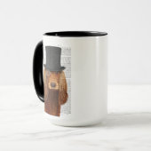 Cocker Spaniel, Festhund und Hut Tasse (Vorderseite Links)