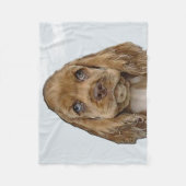 Cocker Spaniel Fleecedecke (Vorderseite)