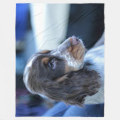 COCKER SPANIEL FLEECEDECKE (Vorderseite)